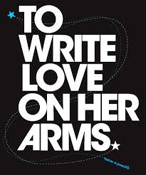 to write love on her arms